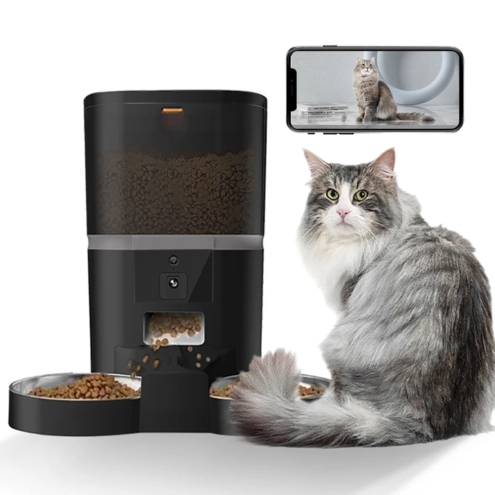 4L Smart Pet Feeder with Camera & App Control