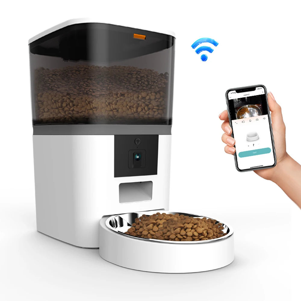 4L Smart Pet Feeder with Camera & App Control