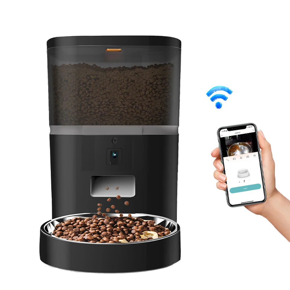 4L Smart Pet Feeder with Camera & App Control